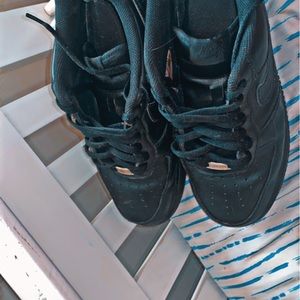 The shoes where worn, have a little hole on the fabric on the inside